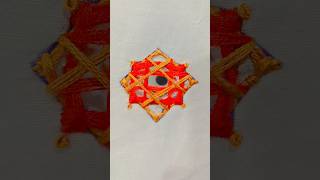 Mirror work embroidery design tutorial #tutorial #shorts #viralvideo #stitching #embroiderylover