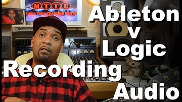 Ableton vs Logic Pro X pt3 Recording Audio | A DAW / Digital Audio Workstation Comparison Tutorial