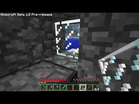 Minecraft Tutorial How To Make Glass Panes Youtube