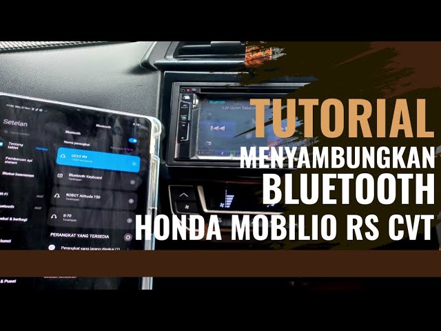 CARA MENYAMBUNGKAN BLUETOOTH HP KE AUDIO MOBIL HONDA MOBILIO RS 2016 MERK KENWOOD class=