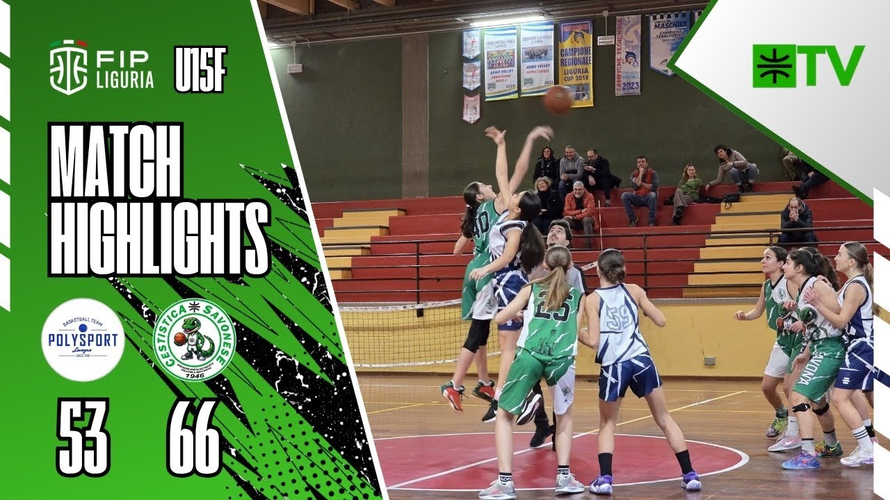 POLYSPORT LAVAGNA - CESTISTICA SV U15 FEMMINILE | MATCH HIGHLIGHTS 🤍💚