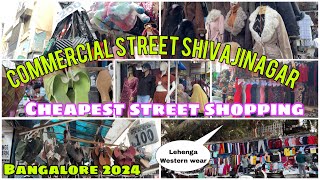 Commercial Street Bangalore | Street shopping| Shopping guide🛍️ | Shivaji Nagar market| 2024