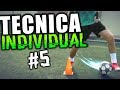 CONVIÉRTETE EN EL MEJOR JUGADOR de FÚTBOL! con estos ejercicios EFECTIVOS de Técnica individual