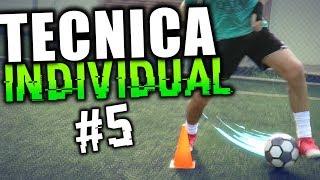 CONVIÉRTETE EN EL MEJOR JUGADOR de FÚTBOL! con estos ejercicios EFECTIVOS de Técnica individual