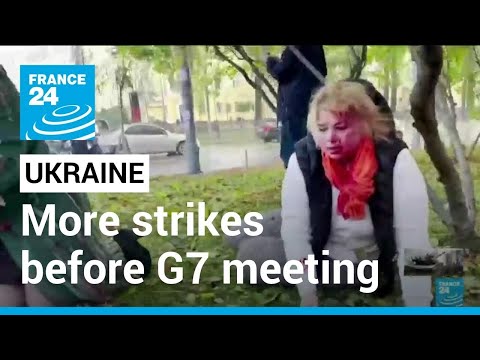 More missiles strike Ukraine before G7 meeting, alarms keep up fear • FRANCE 24 English