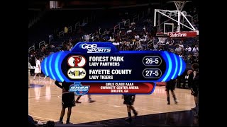 GHSA 4A Girls Final: Fayette County vs. Forest Park - March 11, 2011 by GPB Sports 83 views 3 months ago 1 hour, 56 minutes