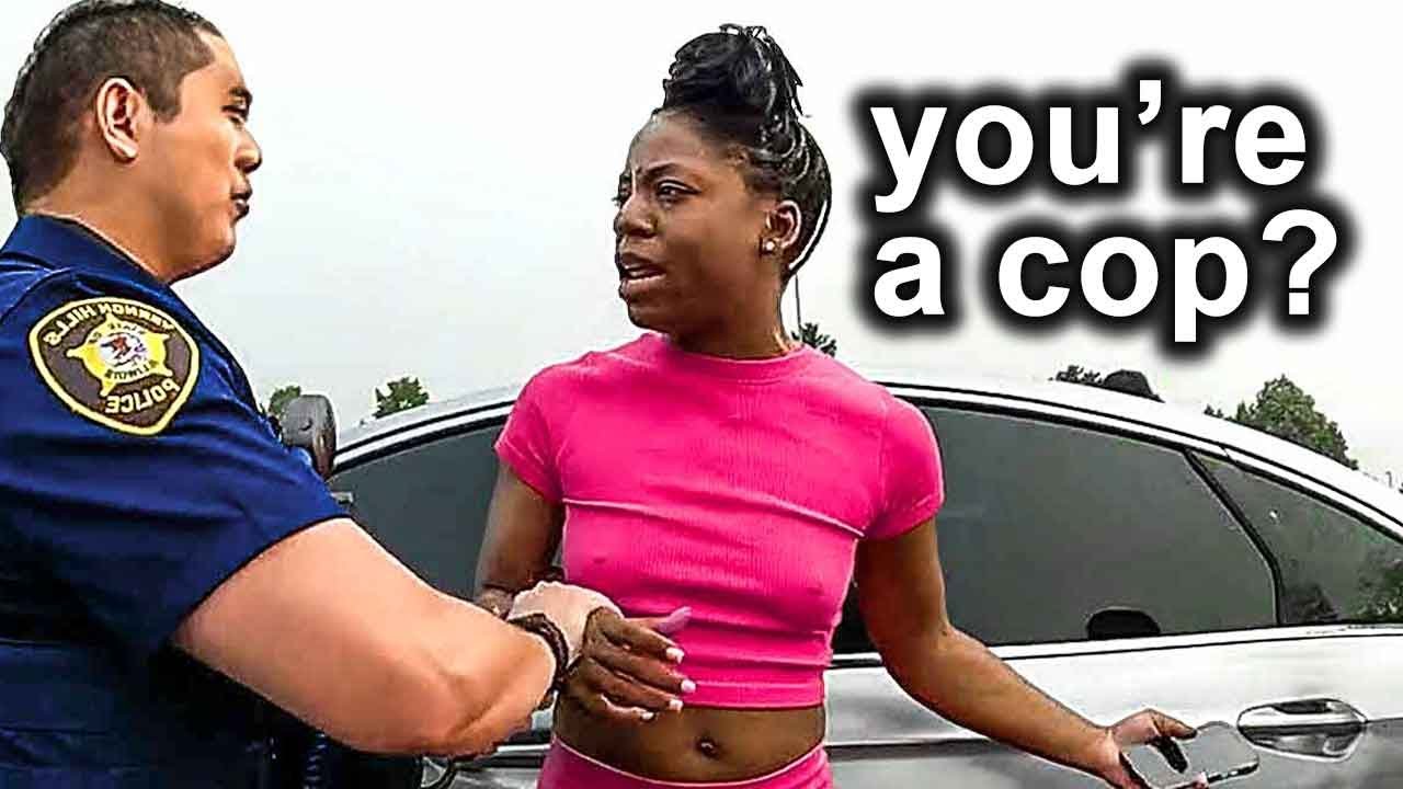 When Cops Surprise Stupid Criminals in the Act