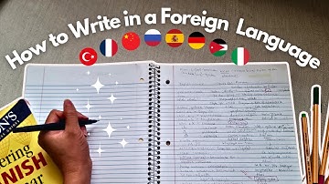 How to MASTER writing in your foreign language (beginners to advanced) 