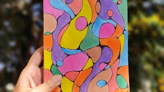 Try This Simple & Creative Art When You Are Bored | Watercolor Painting | Easy & Simply Art |