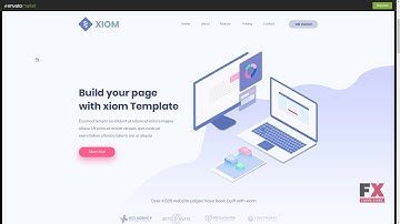 XIOM -“ SaaS, Software, WebApp and Startup Tech PSD Template        B