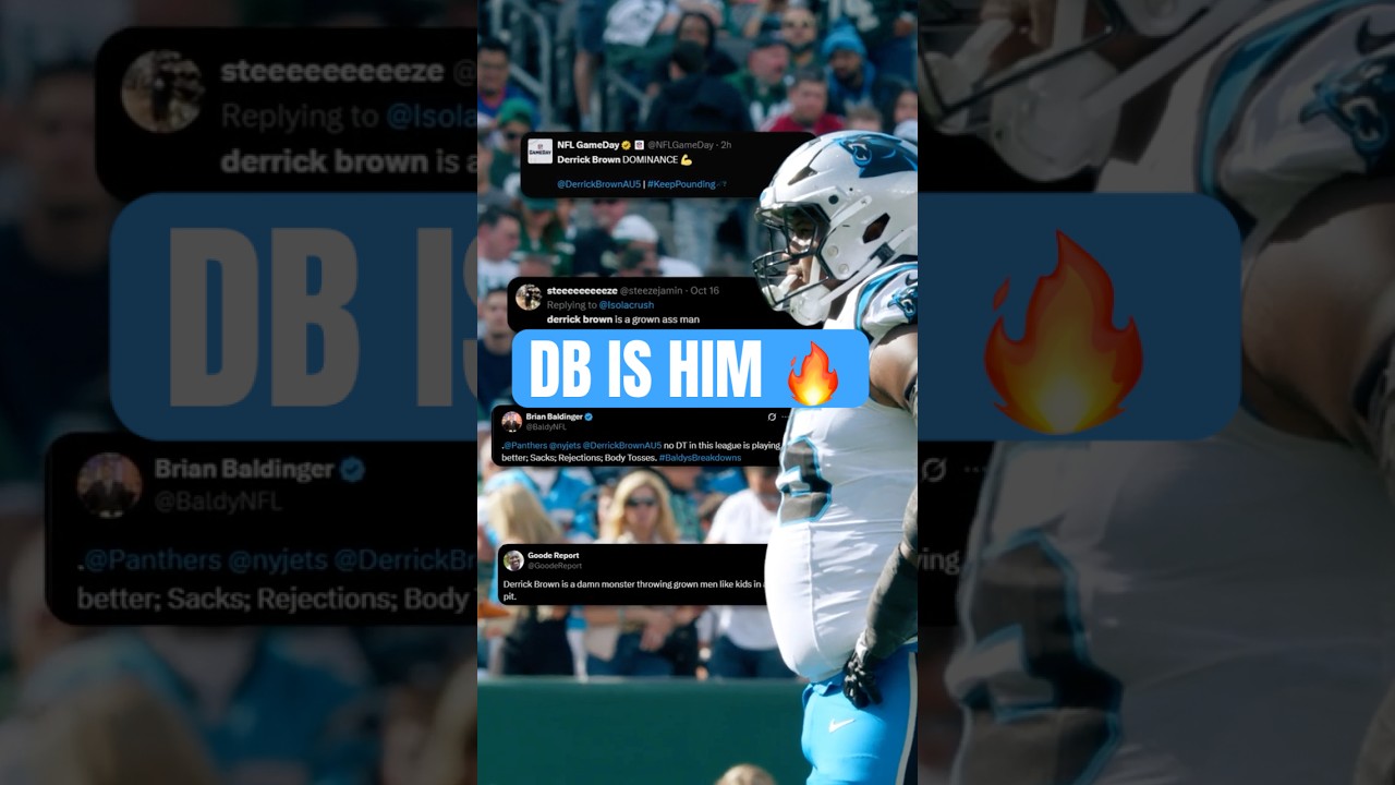 Derrick Brown Is HIM 🔥