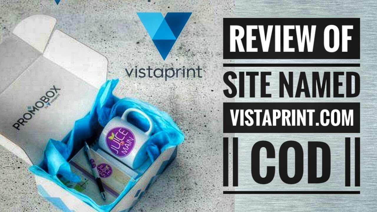 Review on the site named Vistaprint.com || COD ELIGIBLE ||