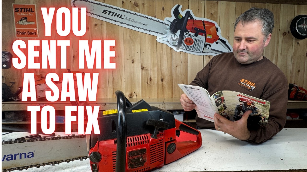 Just Fix It: 1989 Jonsered 625 Chainsaw!