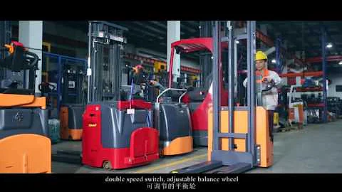 Zowell light duty electric stacker 1/1.2  ton load capacity ,suitable for  elevator & floor work