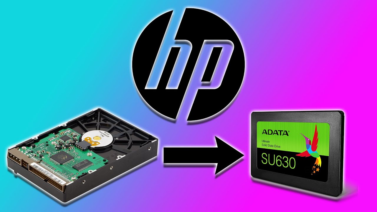 Replacing The Hdd With An Ssd In An Hp 22 B013w All In One Desktop Pc Youtube