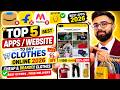 😍Top 5 Apps / Website To Buy Clothes Online 2026 | Best Apps To Buy Cheap & Branded Clothes Online