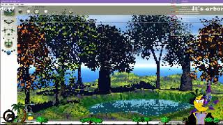 TREE ZONE - making a forest scene in bryce 7
