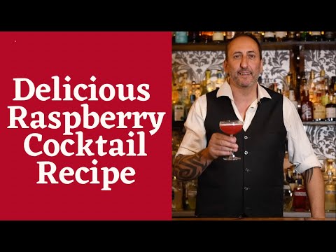 Great Tasting Raspberry Lemon Drop Cocktail/ Let's Talk Drinks