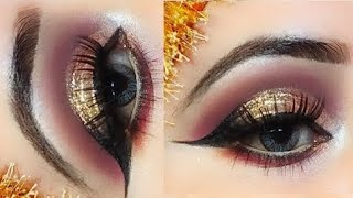 asian bridal eye makeup look for beginners | easy eye makeup for beginners