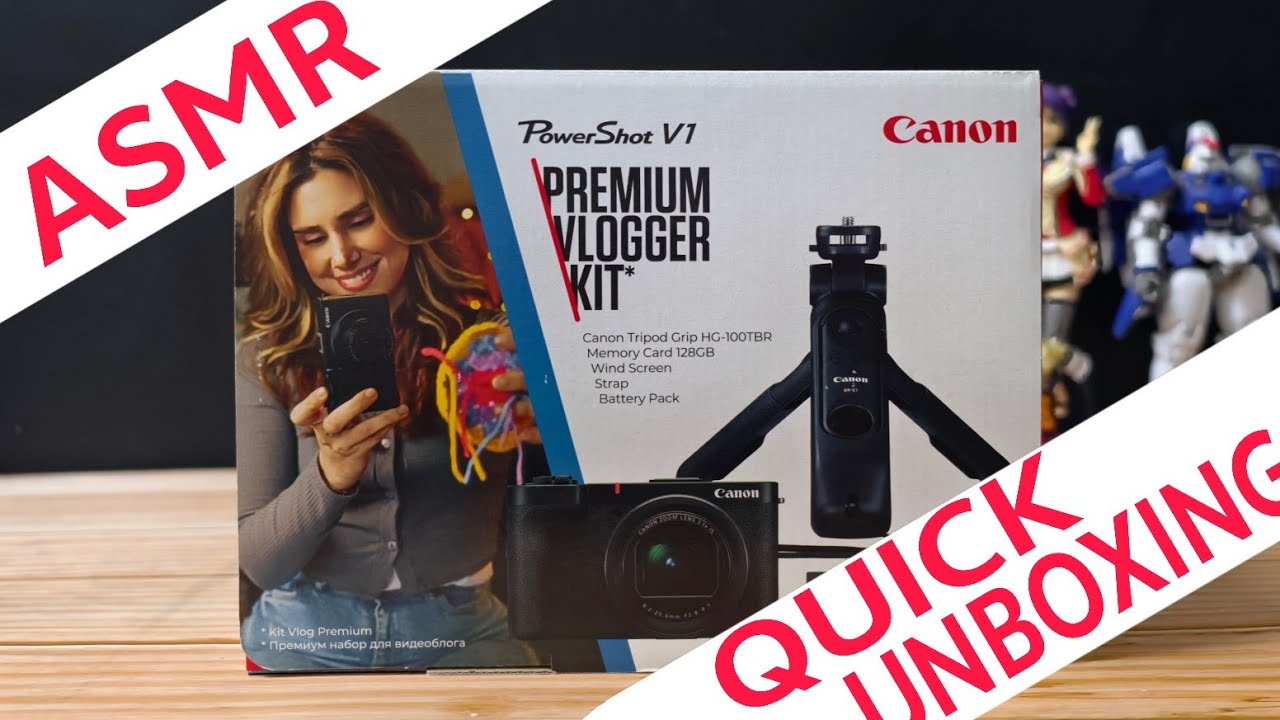 Canon PowerShot V1 (Vlogger Kit) | ASMR Quick Unboxing - YouTube
