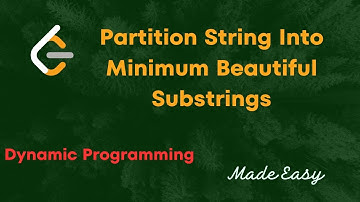 Partition String Into Minimum Beautiful Substrings(Leetcode Problem).
