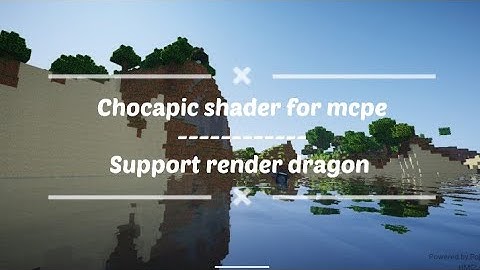 The best shader for mcpe support 2 and 3 gb ram phone low end shaders #minecraft