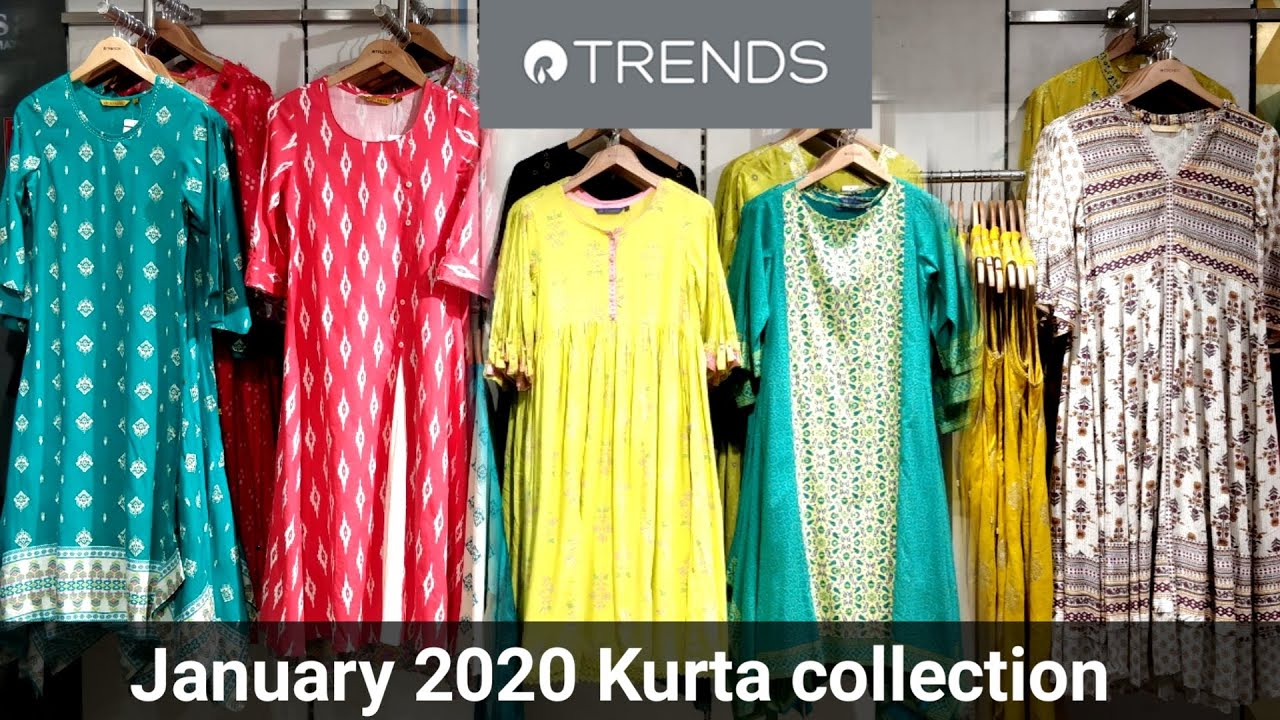 reliance trends kurtis collection