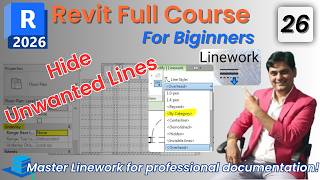 #26 Revit 2026 Tutorial for Beginners | Linework Tool (LW) Explained | Control Underlay & Overhead