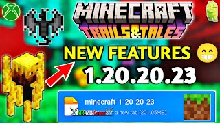 Download Minecraft PE 1.20.20.23 apk free: Trails and Tales Update