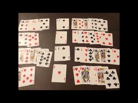 How to play Beleaguered Castle Solitaire