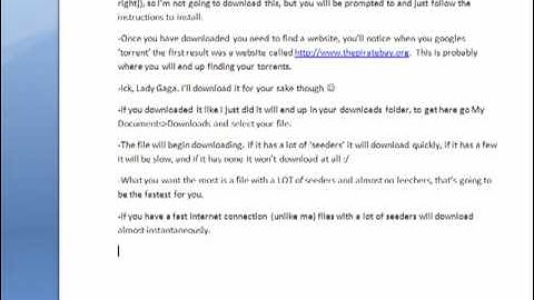 An Introduction To Bittorrent & P2P Part 2