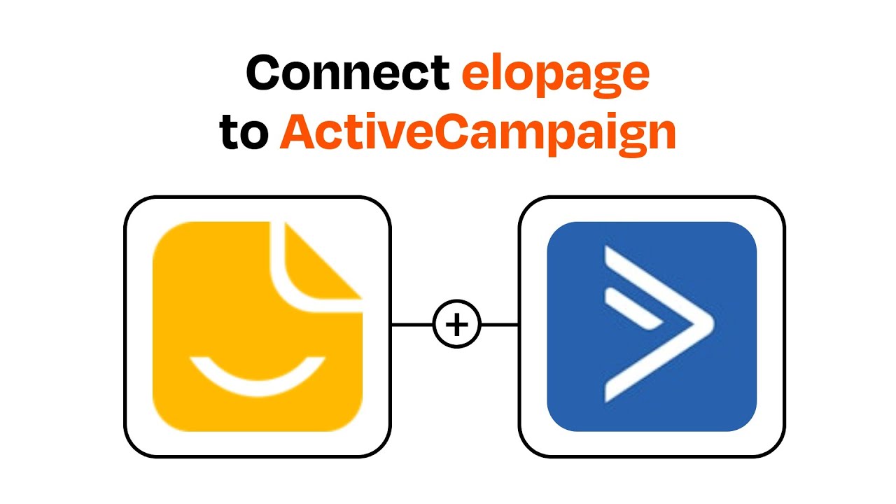 How to connect elopage to ActiveCampaign - Easy Integration - YouTube