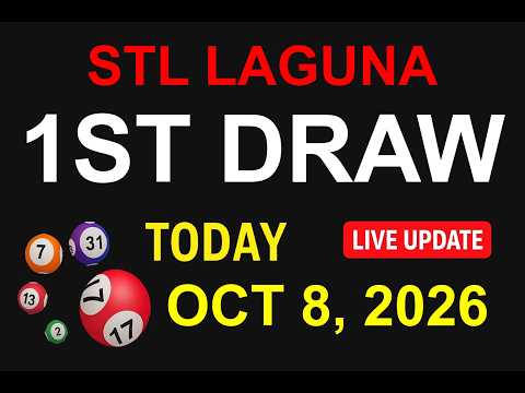 STL Laguna 1st Draw Results - OCT 8, 2026  (LIVE UPDATE)