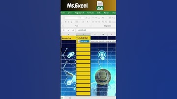 Ms Excel . How TO Apply circle Around the serial number.