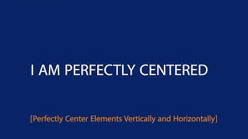 How to center elements vertically and horizontally in css | Perfectly Center Elements with CSS