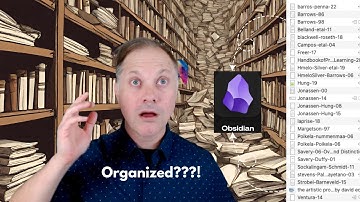 Streamlining Resource and Literature Management: Organized Academic Work in Obsidian