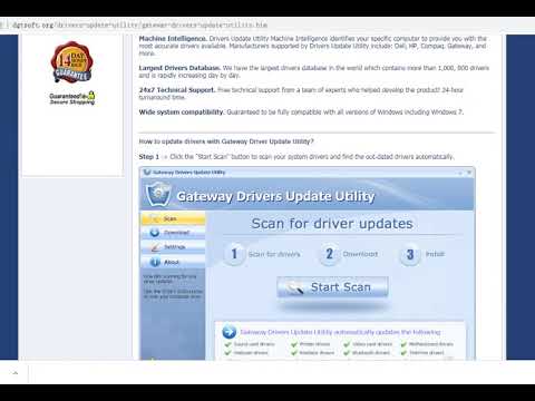 Gateway Drivers Update Utility by Fannie Cook