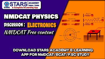 Electronics  NMDCAT FSC Physics MCQS | @StarsAcademyLahore1