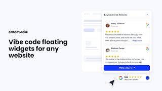 Embed Social Proof Floating Widgets