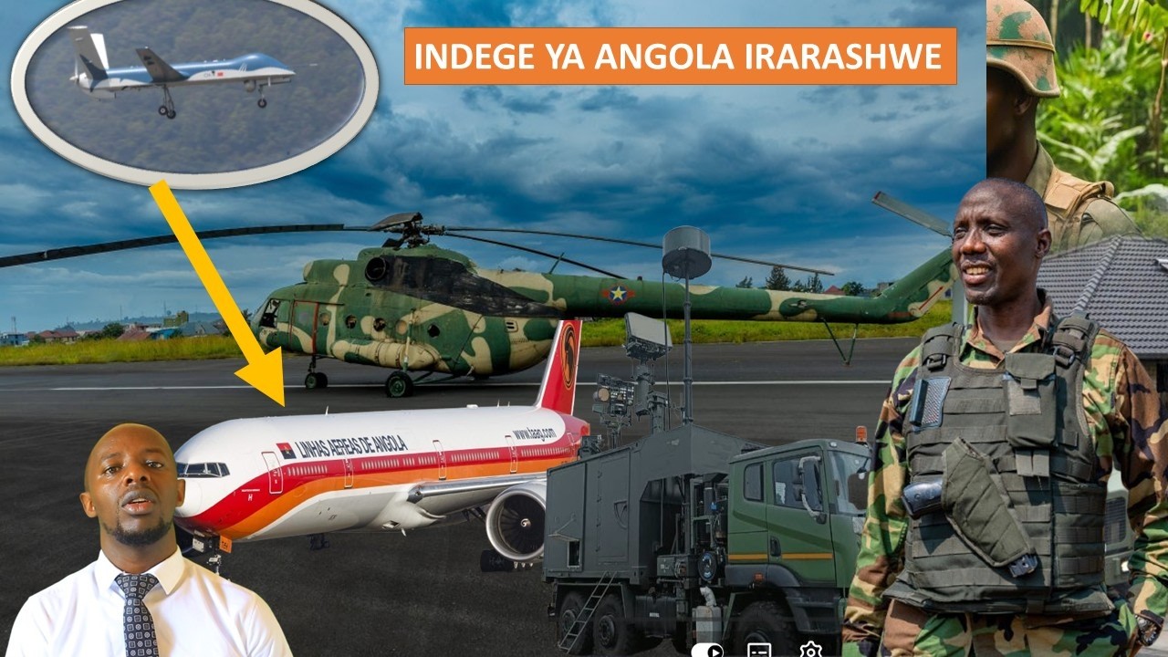 IGIKUBA KIRACITSE#INDEGE YA ANGOLA MA23 IRAYIRASHE KUKIBUGA KINDEGE KISANGANI#BUJUMBURA TURAYATATSE
