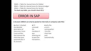 Common Error &amp; Real Time Tickets in SAP FICO || FICO S4 HANA ||