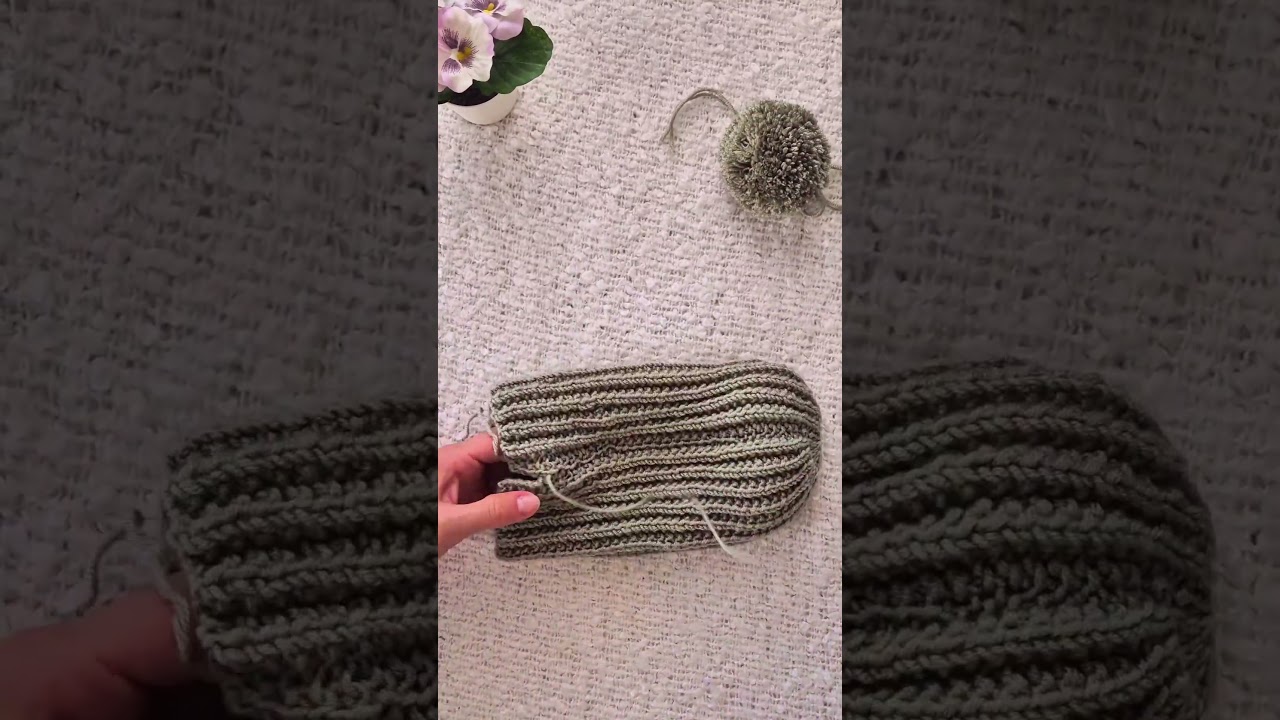 Make a hat with me 💜🧶🪡 