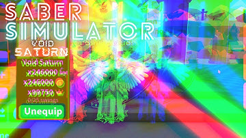 I HATCHED A VOID TM! Saber Simulator