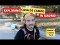 MADRID&#39;S LARGEST PARK | A Run in the Casa de Campo in Madrid!