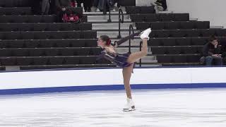 Natalie Johnson | Intermediate Women Short Program | 2025 Eastern Sectional Singles Final