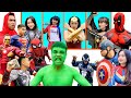 Superheroes Hulk Family Epic Battle  - Fun Hulk ( Compilation #79p)
