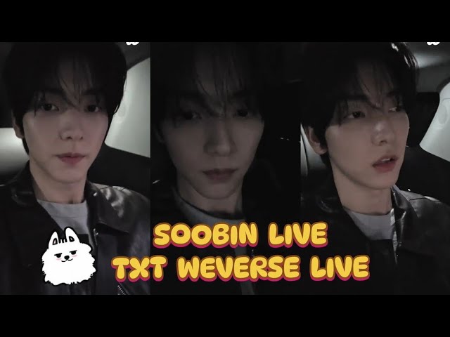txt スビン SOOBIN weverse版 SOOBIN LIVE | TXT WEVERSE LIVE [26.10.03] Spoiler alert ! #수빈