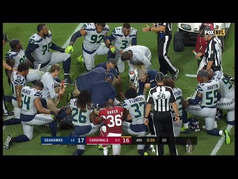 Players Pray For Earl Thomas Thomas Gives The Finger