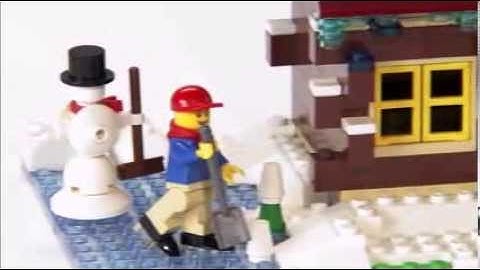 Winter Log Cabin - LEGO Creator - Designer Tips