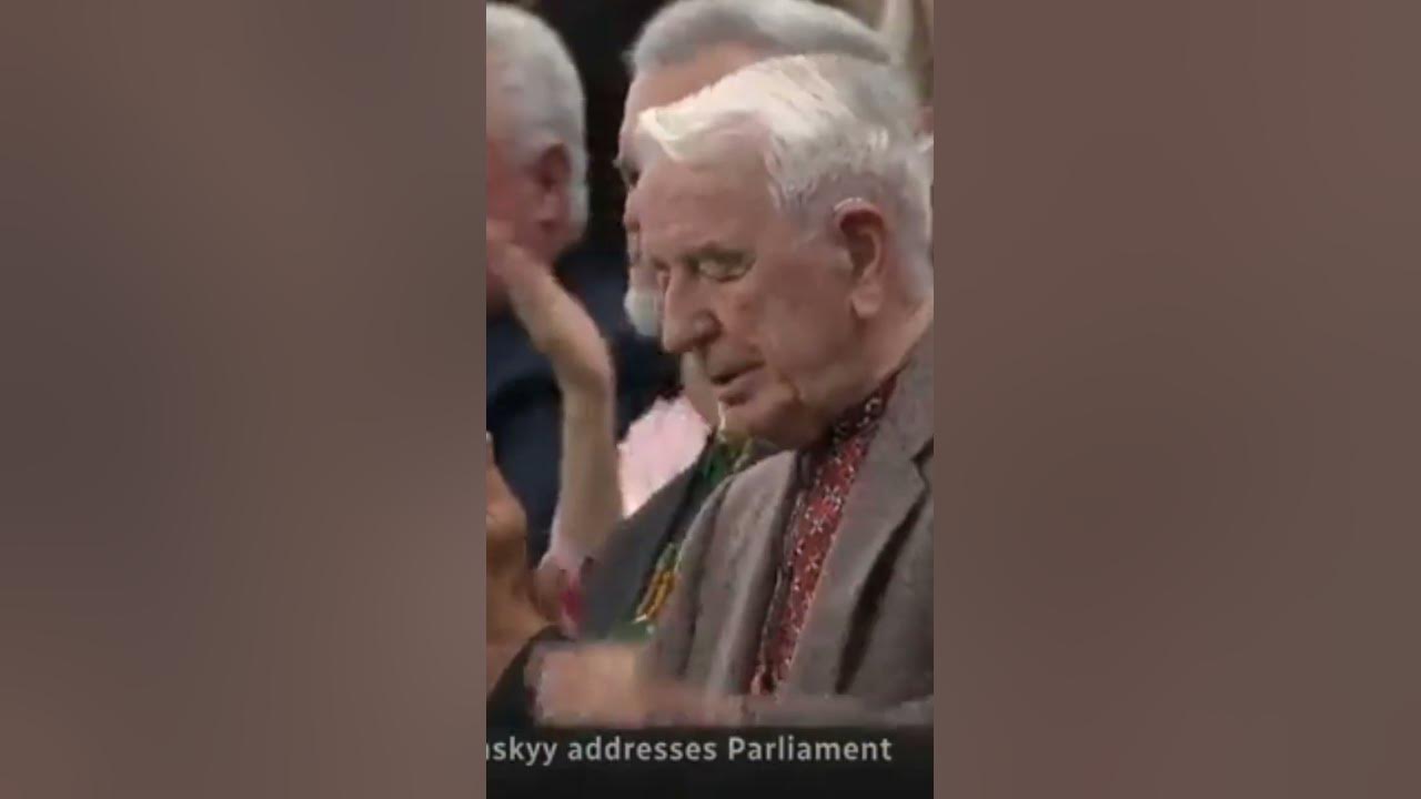 Yaroslav Hunka Honored by Canadian Parliament YouTube